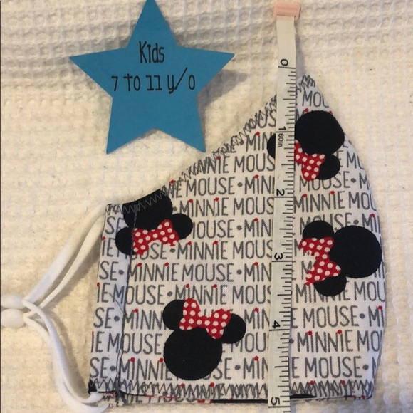 Kids (7-11 y/o) Minnie Mouse face mask - Picture 4 of 4